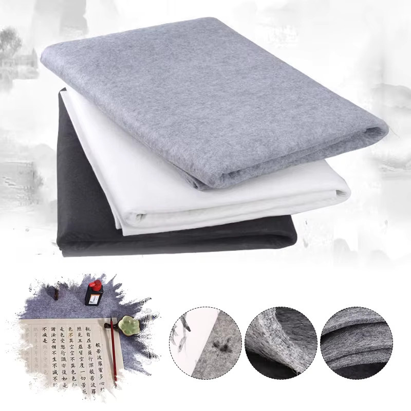 Graues Wollfilz Pad für Kalligraphie und DIY-Projekte B: 120 cm, T: 60 cm, Dicke: 3 mm/5 mm - Bild 3