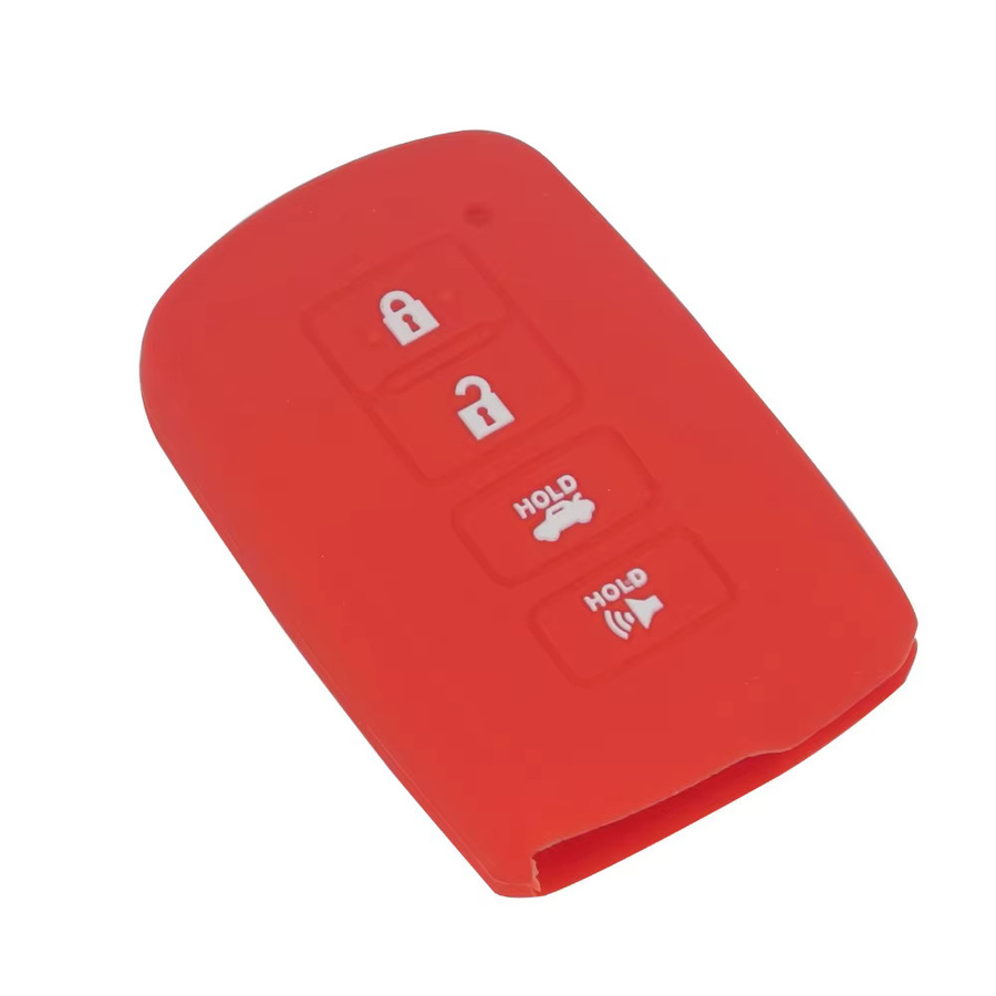 Jingyuqin Silikon Remote Key Cover für Toyota Camry Avalon Rav4 Highlander mit 4 Tasten - Bild 3