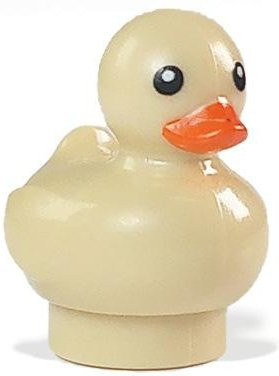 SixBricks Bedruckte Zoo-Ente, Bausteine, 1-teiliges Set, ab 6 Jahre - Bild 1