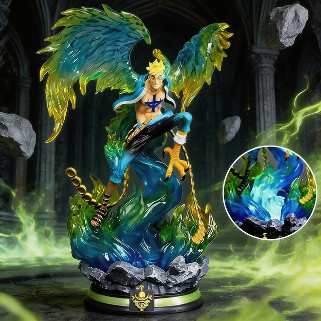 Bandai One Piece Marco Phoenix Whitebeard Pirates Sammlerfigur, 39cm - Bild 1