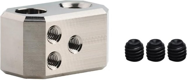 Prusa Hochtemperatur-Heizblock aus überzogenem Kupfer für I3 MK4 MK3.9 XL Projekt Nextruder 3D-Drucker Hotends bis 500 Grad Celsius - Bild 1