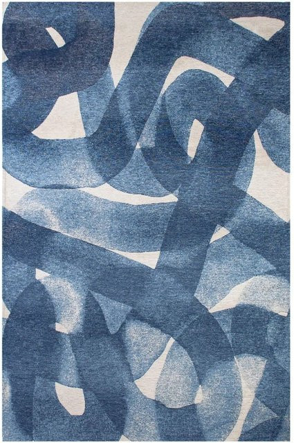 Lola&Moi Teppich Ink Blau Modern Abstract Rechteckig B: 240 cm, T: 340 cm - Bild 1