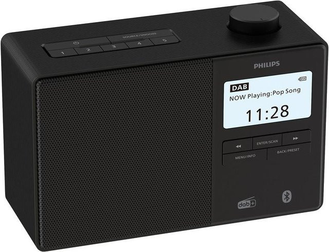 Philips DAB+ und FM Radio TAR5600/00 mit Bluetooth in Schwarz - Bild 1