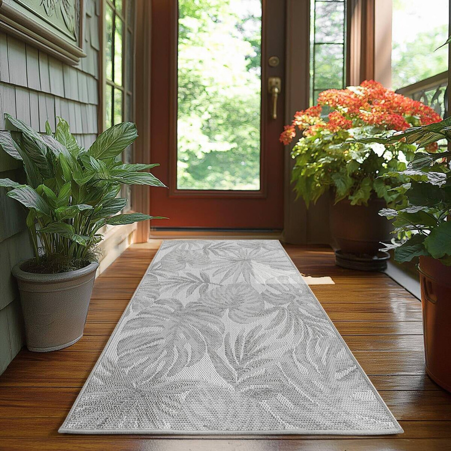 Ayyildiz Outdoor-Teppich Desert Grau B/L: 80 x 250 cm - Bild 2