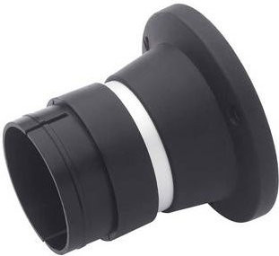 Weller Schlauchanschluss INTAKE FITTING 60MM STRAIGHT FOR WFE, Schwarz - Bild 1