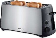 Cloer Toaster 3719 in Silber aus Edelstahl und Kunststoff mit Auto-Shutoff - Bild 1