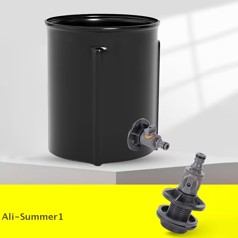 Wassertank-Anschluss mit sechs Punkten und Schaltventil für Gartenbewässerungsrohre und Wartungskupplung - Bild 3