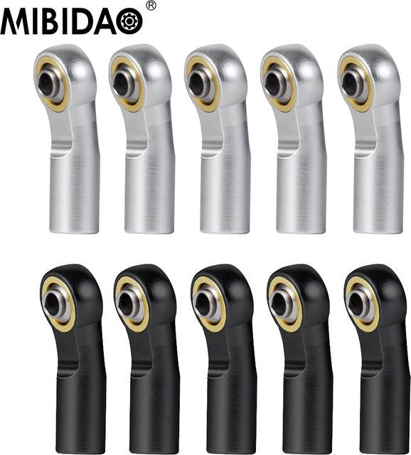 Mibidao Kugelkopf Enden, 5-teiliges Set, Aluminiumlegierung, Metall - Bild 1