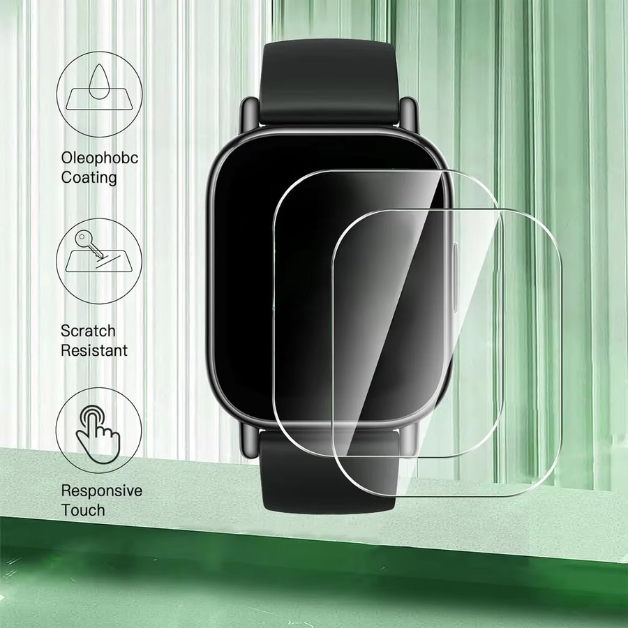 CAOWTAN Displayschutz Glas, Redmi Watch 4, Redmi Watch 5 Lite/5 Aktiv - Bild 2