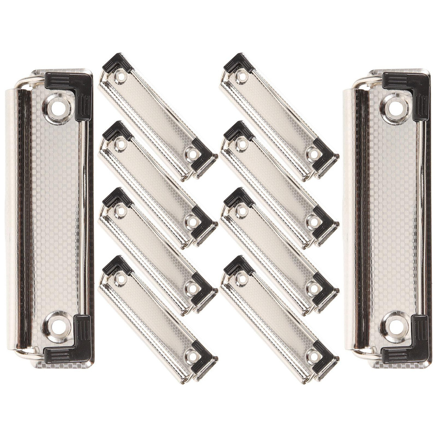 10 Stück Yiran Furniture Büro Zwischenablage Clips aus Metall in Silber - Bild 4