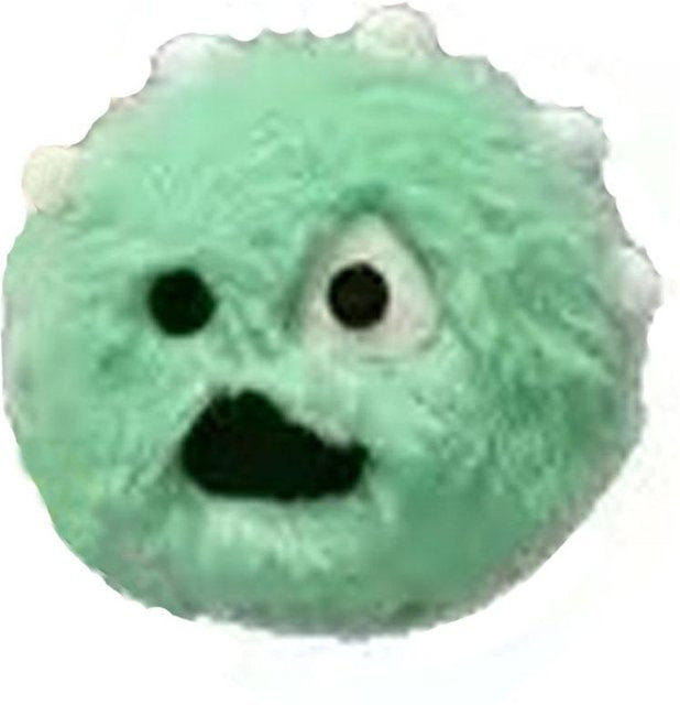 Plüschball Anhänger mit Kette, Unisex - Bild 1