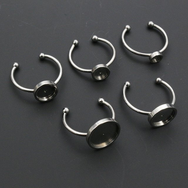 Wadsfred Ringe Edelstahl, Silber, Unisex - Bild 1