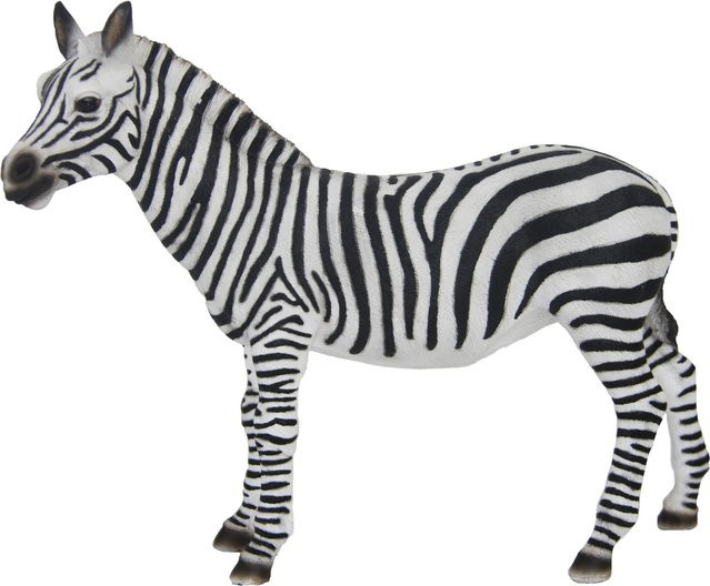 Sunny Garden Deko-Figur Zebra aus Polyresin in Schwarz und Weiß, Höhe: 36 cm - Bild 1