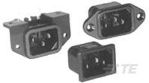 TE Connectivity 1609133-3 Steckverbinder in Schwarz - Bild 1