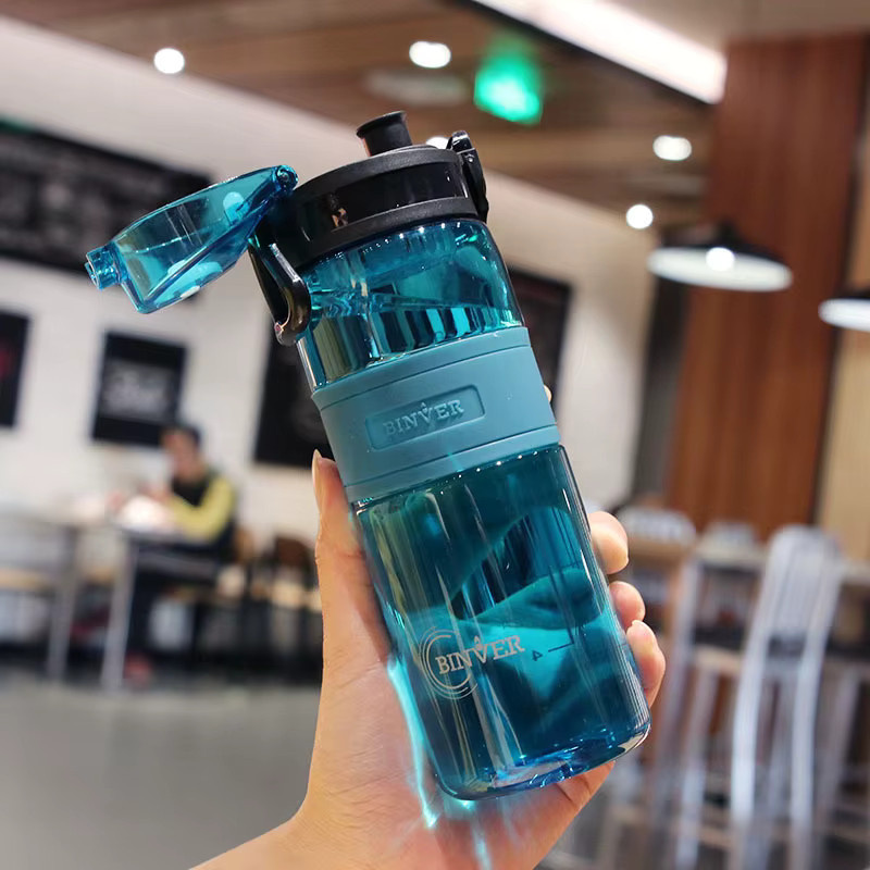 YOCITY Sport Wasserflasche aus Kunststoff mit Tee-Filter, transparent, 500 ml - Bild 2