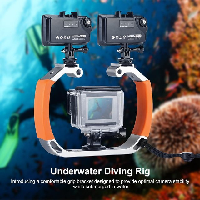 Selens Wasserdichtes Tauch-Rig Handheld Video Stabilisator für GoPro Sportkameras und Fotografie-Zubehör - Bild 1