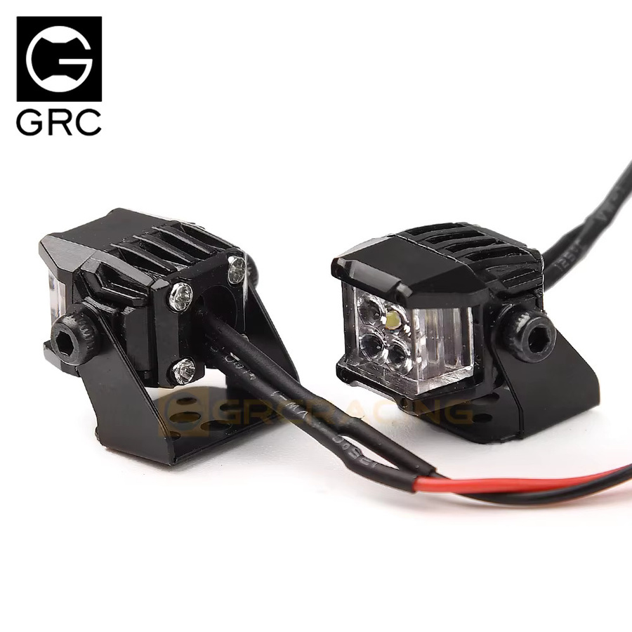 GRC Simulations-LED-Licht, 12 mm quadratischer Scheinwerfer, Blau, Kunststoff - Bild 2