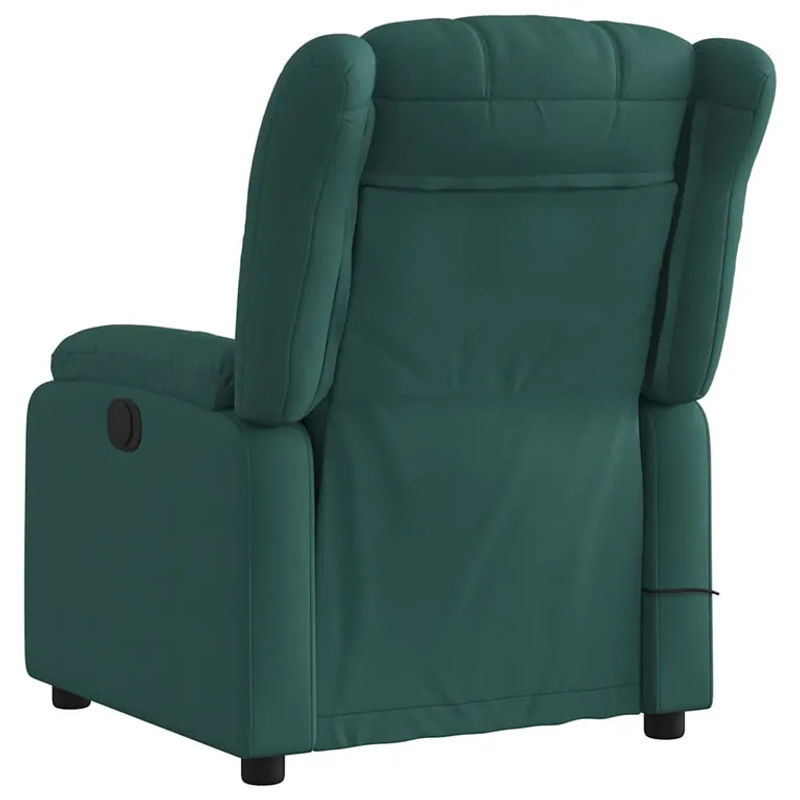 Vidaxl Ausklappbarer Massagesessel in Grün mit Stoffbezug im modernen Design - Bild 6