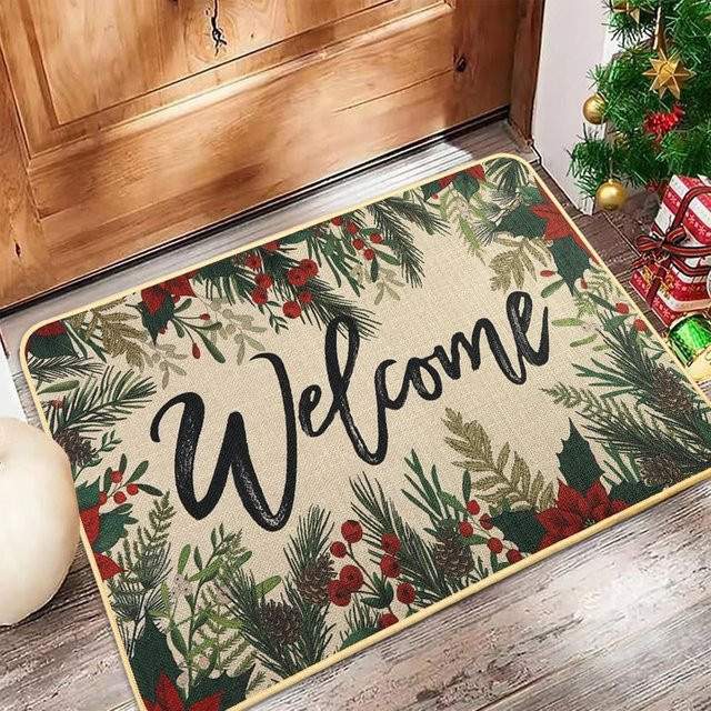 VIKAMA Der Herr der Ringe Willkommen Freunde Fußmatte für Innen und Außen, Mehrfarbig, B/T: 60 x 40 cm - Bild 1