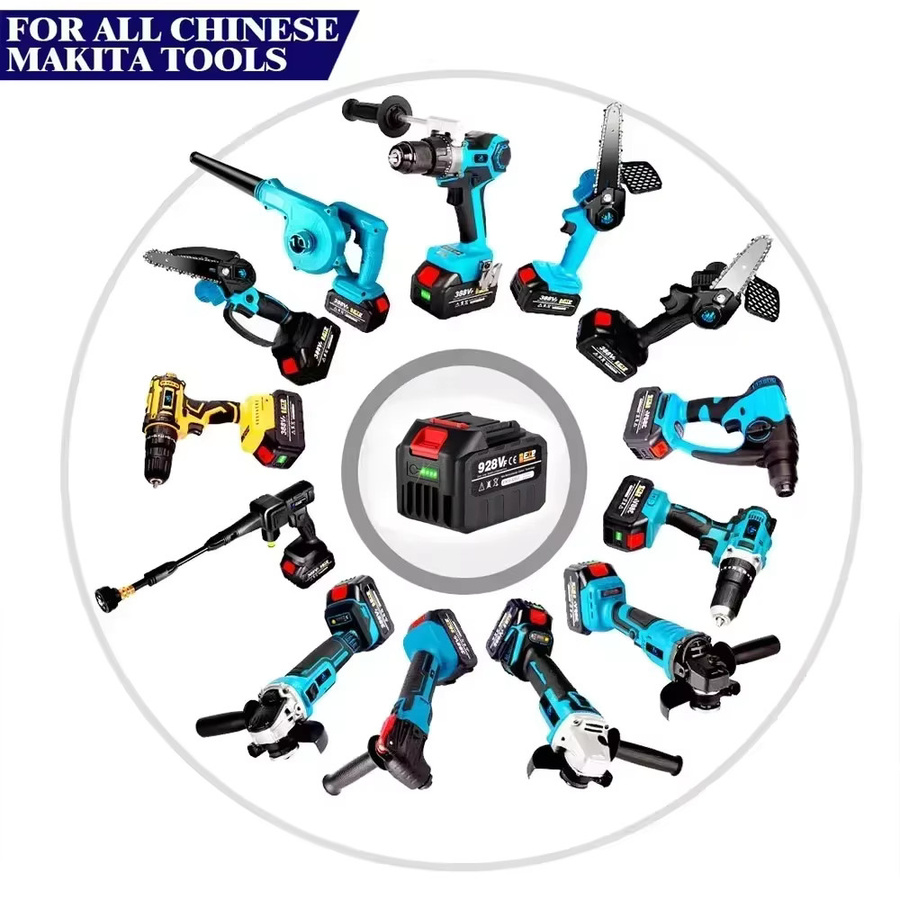 Wiederaufladbare Lithium-Ionen Batterie für Makita Power Werkzeuge, 18V, 22500mAh, Schwarz - Bild 2