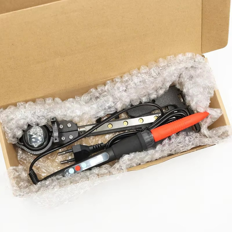 YMAX Messing-Gewindeeinsätze für 3D-Druck mit manueller Einpressmaschine und Lötspitze, M3 Heißschmelzeinsätze - Bild 4