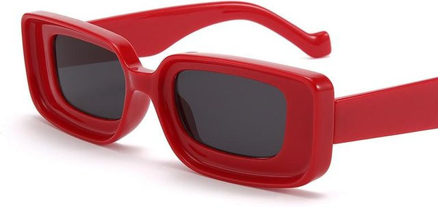 Binchi Outdoor Equipment Sonnenbrille, Square, Vollrand, Kunststoff, red, Unisex - Bild 1
