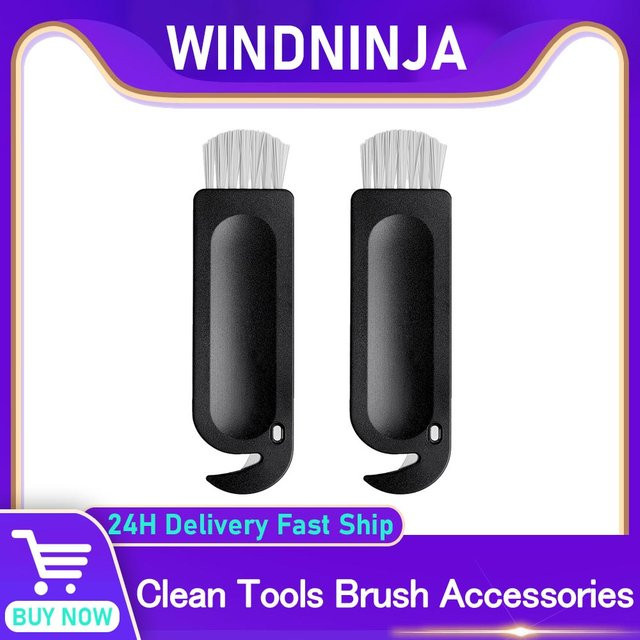 WINDNINJA Roller Pinsel und Filter Set für Saugroboter in Schwarz - Bild 1