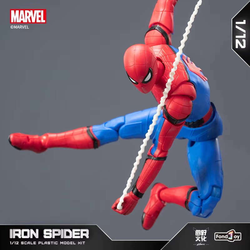 Fondjoy Marvel Spider-Man Stark Anzug, Actionfigur, 1/12 Maßstab - Bild 2
