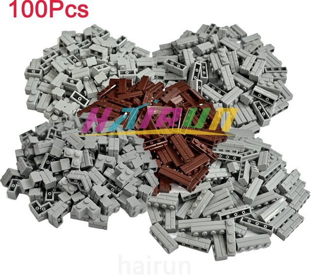 hairun Bausteine Simulierte Stadtmauer Ziegel, Zubehör, 100-teiliges Set - Bild 1
