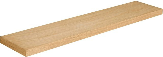 OBI Wandregal Valbonne aus FSC-Echtholzfurnier Eiche, Farbe Braun, B/T/H: 120 x 24 x 4 cm - Bild 1