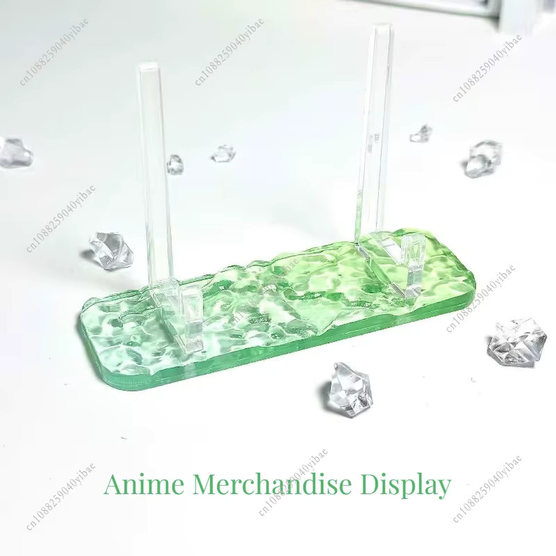 Transparentes Acryl Display-Ständer-Set mit Water Ripple Design für Anime Merchandise und Tabletop-Figuren - Bild 2