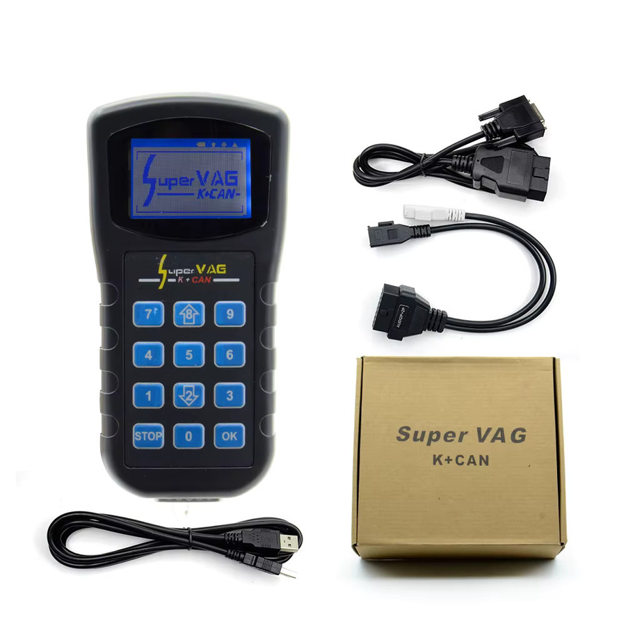 YIQIXIN K Plus 4,8 OBD2 Diagnose Werkzeug für VAG Audi VW Skoda zur Schlüsselprogrammierung und Airbag Reset in Schwarz - Bild 3