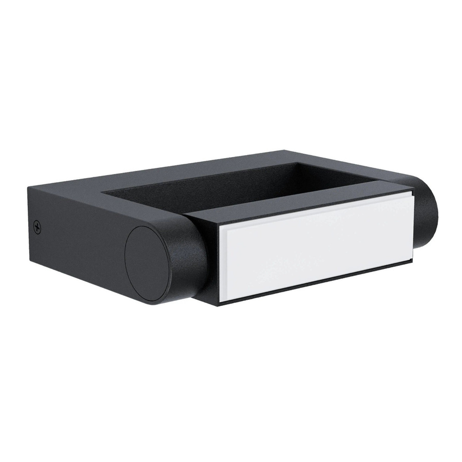 Eglo LED-Wandleuchte Brianza Schwarz für Außenbereiche aus Aluguss - Bild 2
