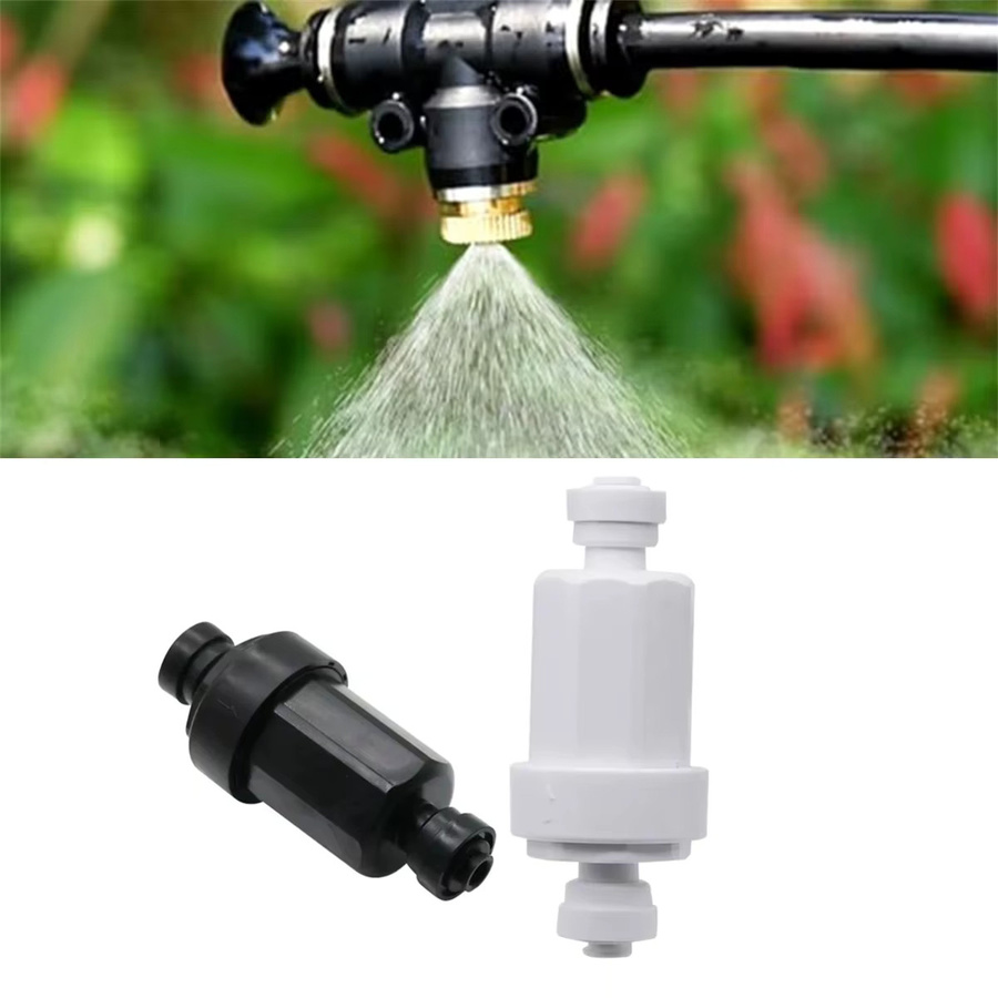 Adhere To Fly Edelstahl-Vorfilter mit Slip-Lock-Mikrofilter für 1/4 Zoll Bewässerungssysteme, Silber/Weiß - Bild 2