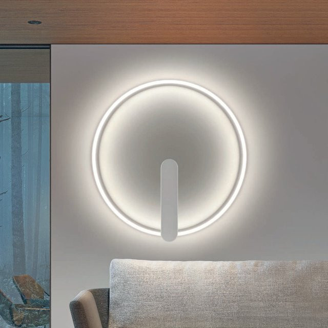 TeamItalia Leggera Parete 65 LED-Wandleuchte in Weiß mit warmweißem Licht (2700K) - Bild 1