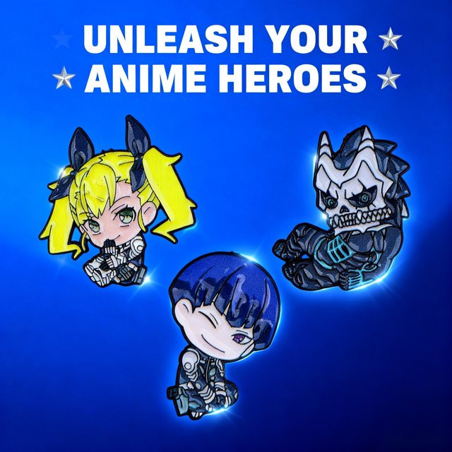 Bandai Brosche Anstecknadel, Legierung, Monster Anime - Bild 1