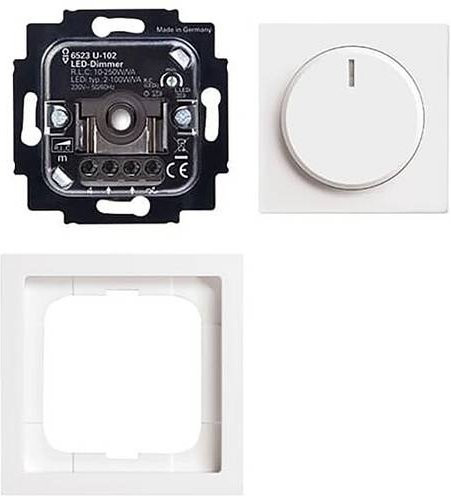 Busch-Jaeger Dimmer für LED mit Drehregler in Weiß 2CKA006512A0350 - Bild 1