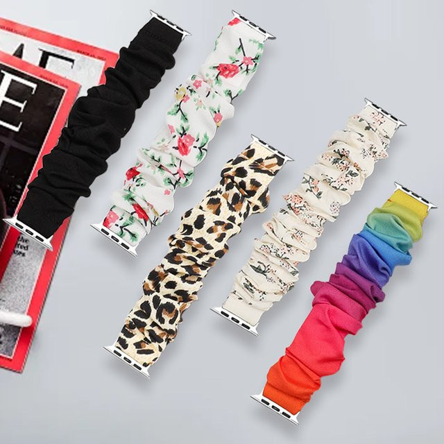 Uhrenarmband Scrunchie, Textil, Unisex - Bild 1
