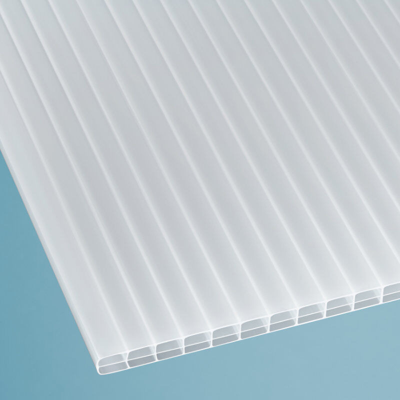 Scobalit Stegplatte aus Polycarbonat, 16 mm, Breite: 98 cm, Farbe: Opal-Weiß - Bild 1