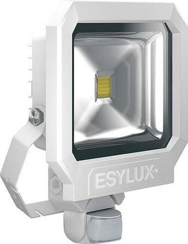 ESYLUX AFL SUN LED Außenstrahler mit Bewegungsmelder, Weiß, Warmweiß - Bild 1