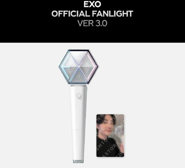 EXO Light Stick Ver. 3.0 in Grau mit RGB-Beleuchtung - Bild 1