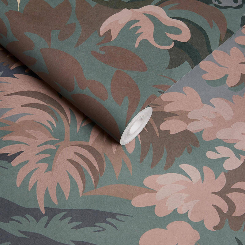 House of Hackney Tapete Arborea Tourmaline A Mural mit botanischem Floral-Design in Multicolour, Breite: 300 cm, Höhe: 180 cm - Bild 3