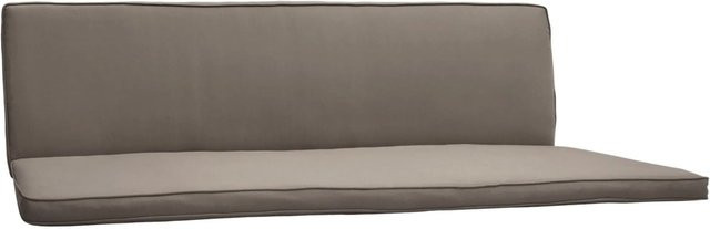 Beautissu Hollywoodschaukelauflage Loft 2er Set, Farbe: Taupe/Beige, B: 180 cm, T: 50 cm - Bild 1