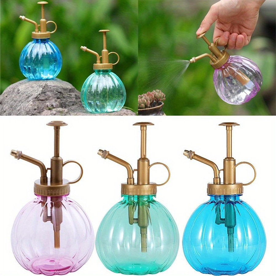 Pflanzen-Sprühflasche in Kürbis-Design als Bewässerungssprayer für Blumen und Topfpflanzen in Grün - Bild 2