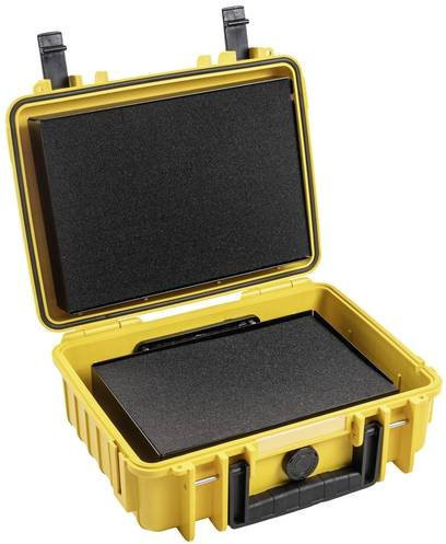 B&W International Akku-Transportkoffer BATTERY.CASE 908.08 in Gelb/Schwarz, B/H/T: 270 x 215 x 105 mm - Bild 1