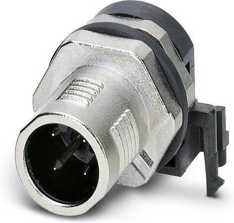Phoenix Contact 1436589 Sensor-Aktor-Einbausteckverbinder M12 Stecker, 4-polig, silber, 10 Stück - Bild 1