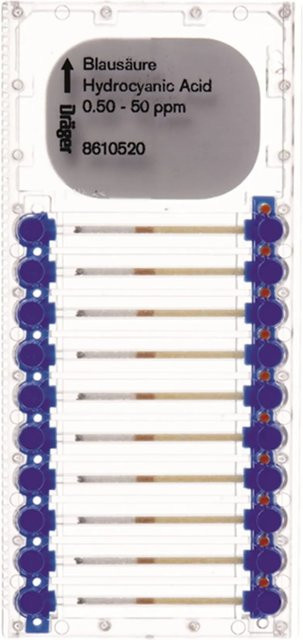 Dräger Microtubes für Blausäure 0.5 50 Ppm transparent - Bild 1