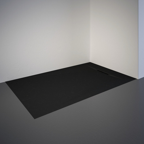 Schulte Duschwanne ExpressPlus aus Mineralguss, rechteckig, Anthrazit, B/T: 90 x 140 cm - Bild 2