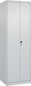 C+P PSA Doppel-Spind Classic PLUS mit 2 Abteilen in Grau, H x B x T: 185 x 60 x 50 cm - Bild 1