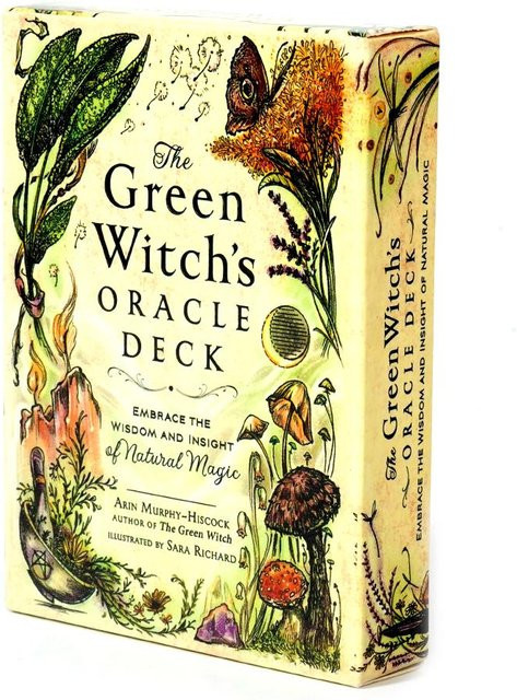 Lemo Nade Green Witch's Oracle Deck, Tarotkarten, beige - Bild 1